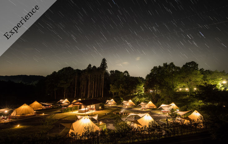 森と星空のキャンプヴィレッジ　星の観察