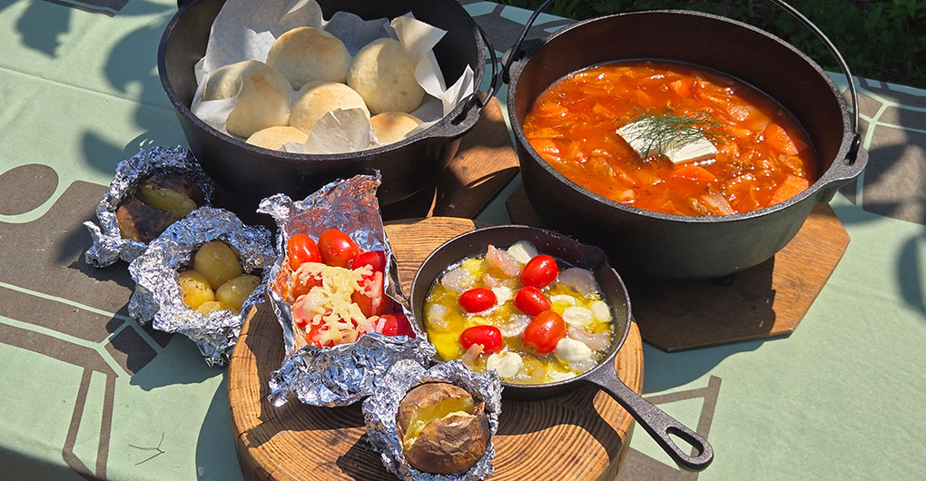 Outdoor Cooking Camp for the Bountiful Autumn