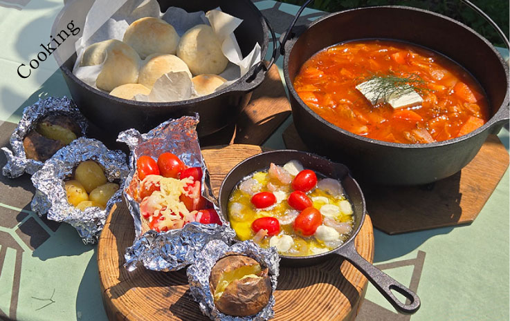 Outdoor Cooking Camp for the Bountiful Autumn