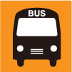 Free shuttle bus stop inside the venue