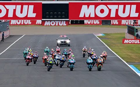 Enjoy the three classes: MotoGP™, Moto2™, and Moto3™