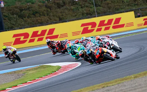 Enjoy the three classes: MotoGP™, Moto2™, and Moto3™