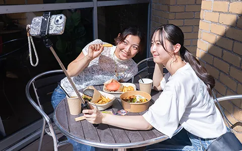 Take a break with lunch & park