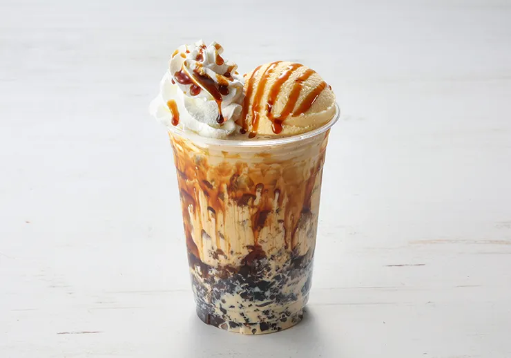 Café au Lait in Coffee Jelly