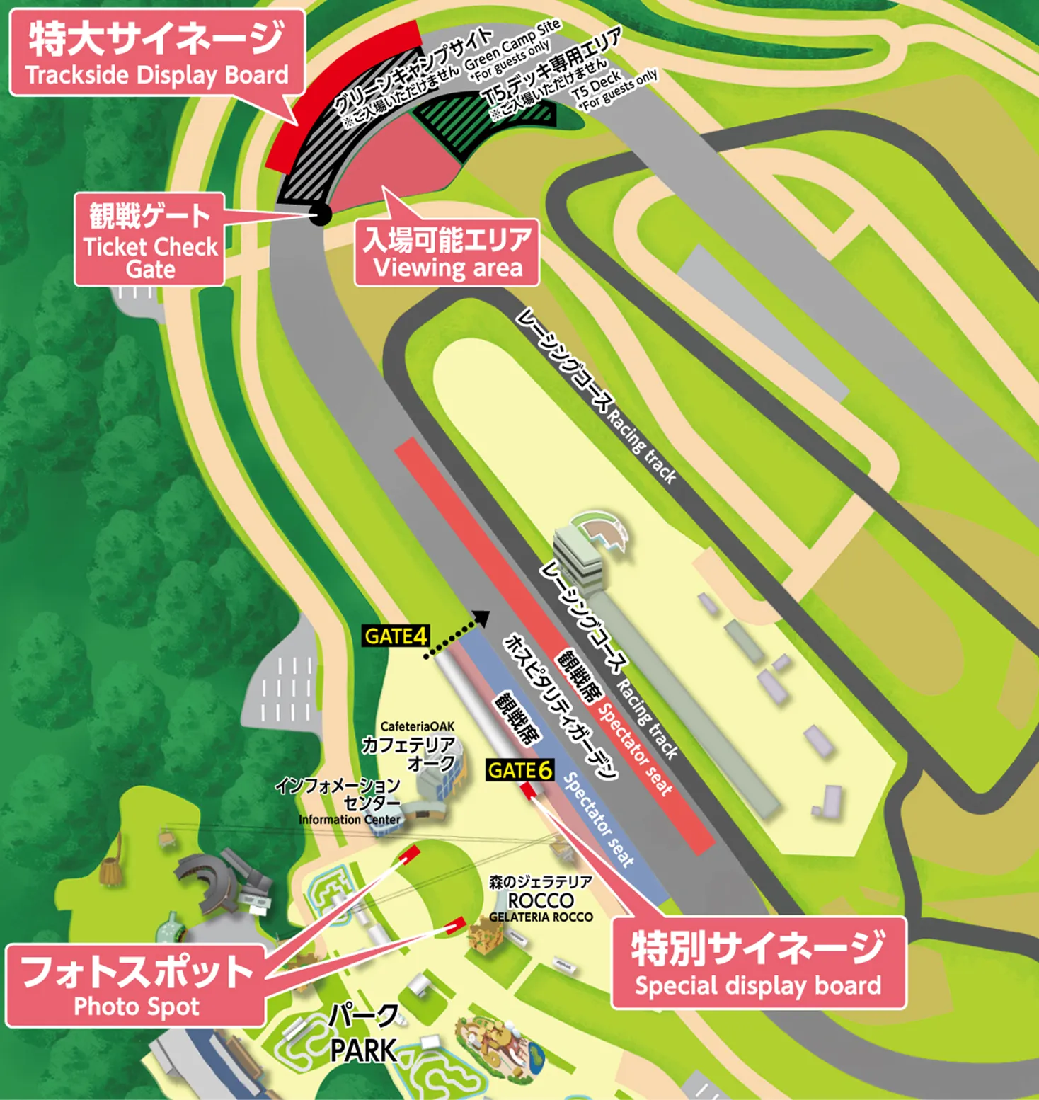 Display Board & Photo Spot Location Map