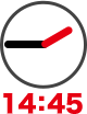 14時45分