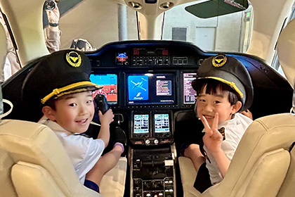 HondaJet コックピット体験