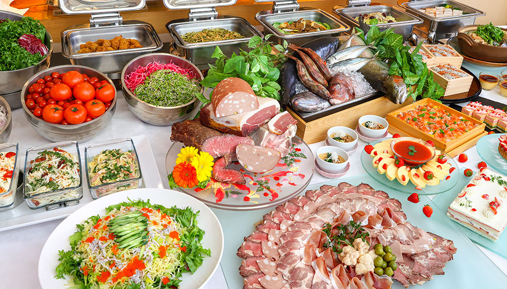 春のディナービュッフェ