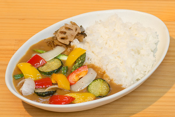 里山の色どり野菜カレー