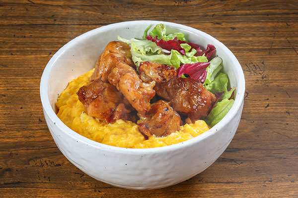 照りたまチキン丼