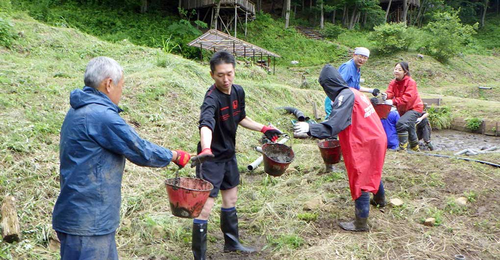 森林創建工作坊～清淤～