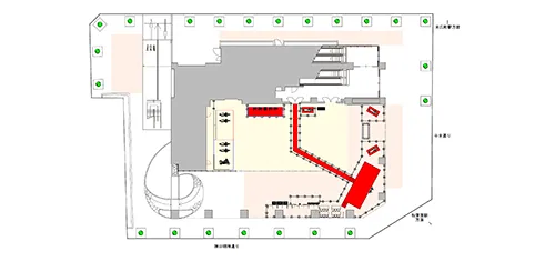 1樓大廳・活動空間　會場示意圖