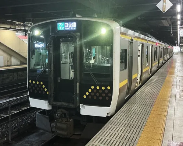 JR宇都宮站5號月台 機車展示