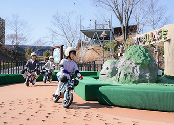 RINDOBIKE與園區遊樂設施
